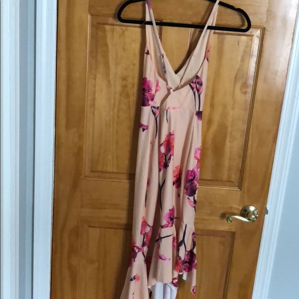 Asos Peach dress with floral print - Picture 3 of 6